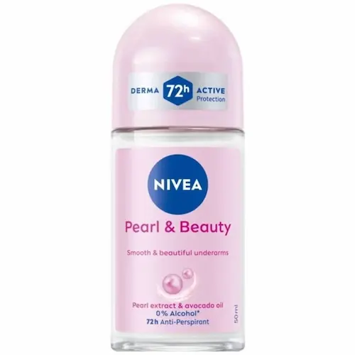 رول ضدتعریق زنانه نیوآ NIVEA Pearl & Beauty با رایحه شیرین 50 میلی‌لیتر